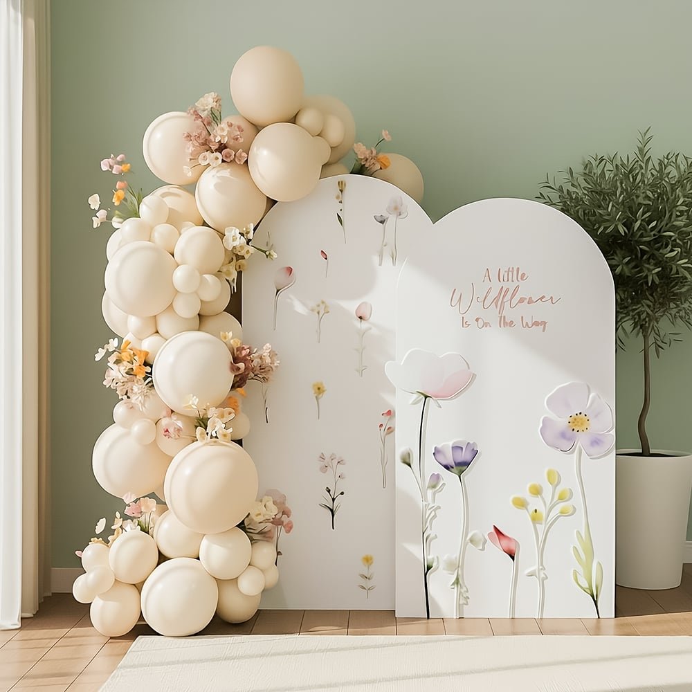 Little Wildflower Baby Shower Backdrop décor