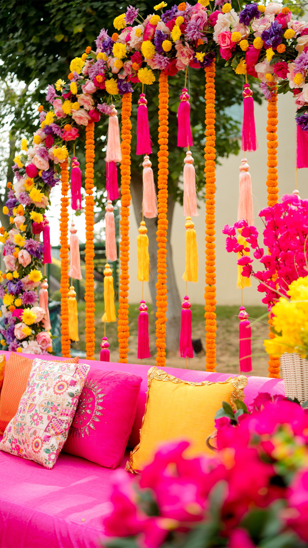 A colourful mehendi afternoon